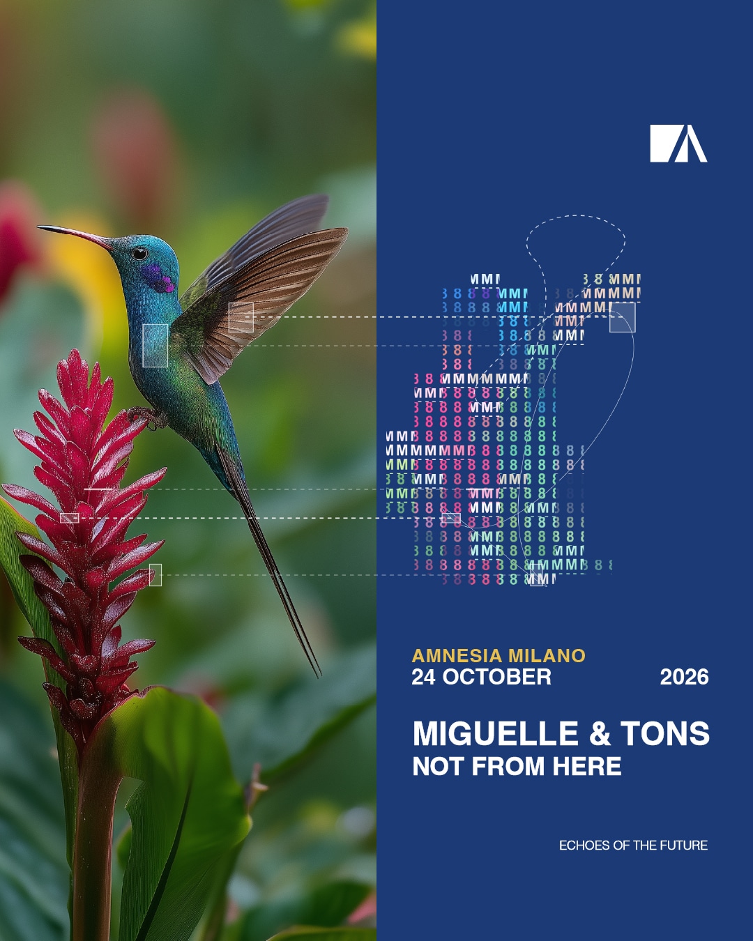 MIGUELLE & TONS + NOT FROM HERE @ AMNESIA MILANO