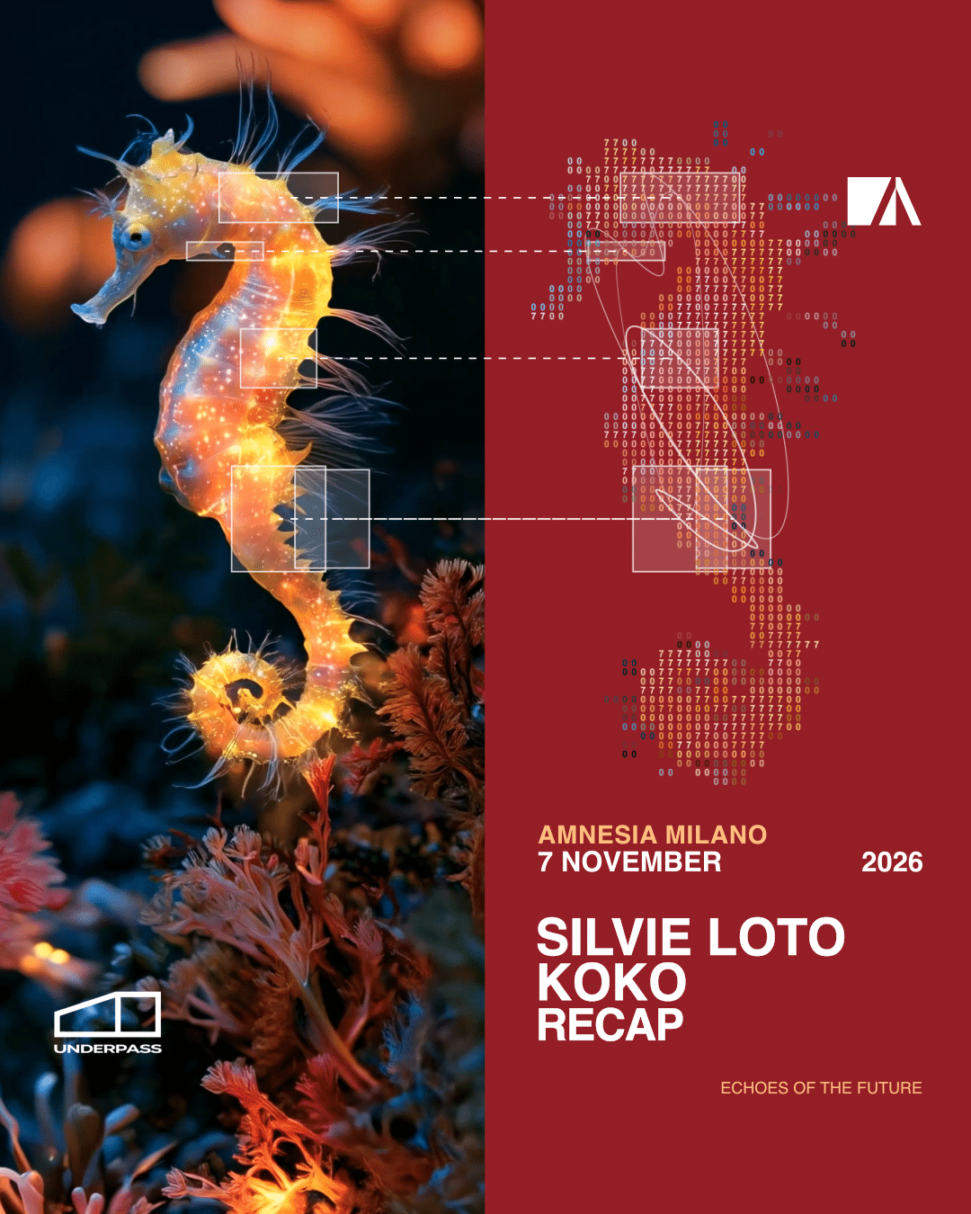 Silvie Loto, KOKO e Recap all’Amnesia Milano il 7 novembre 2026